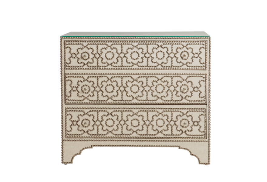 a stunning piece of nail head art work in the Cabrillo Nailhead Chest