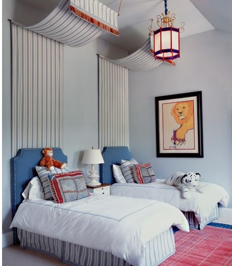 Twin Canopy Beds Boy Room